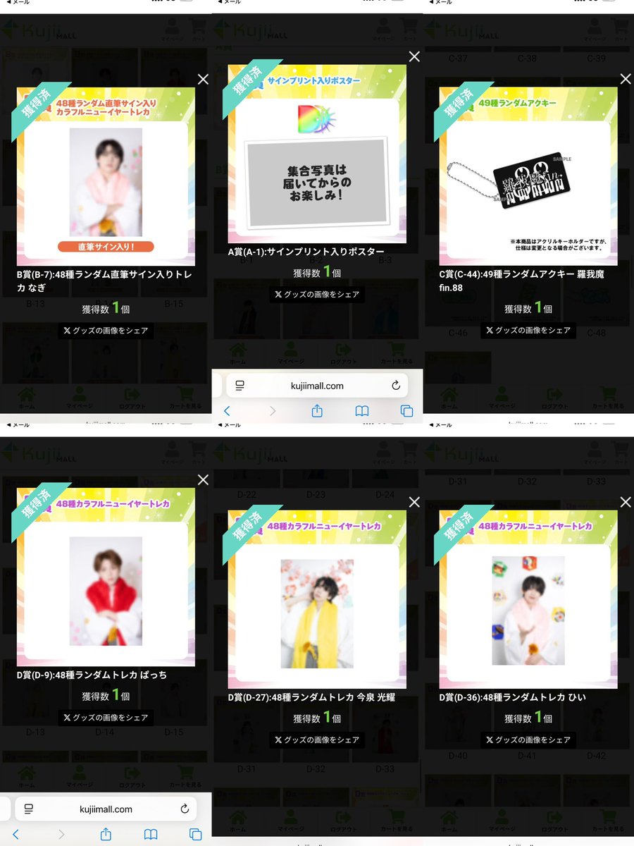 DDP in 日本武道館記念 カラフルニューイヤー くじ 交換 譲渡Mesemoa