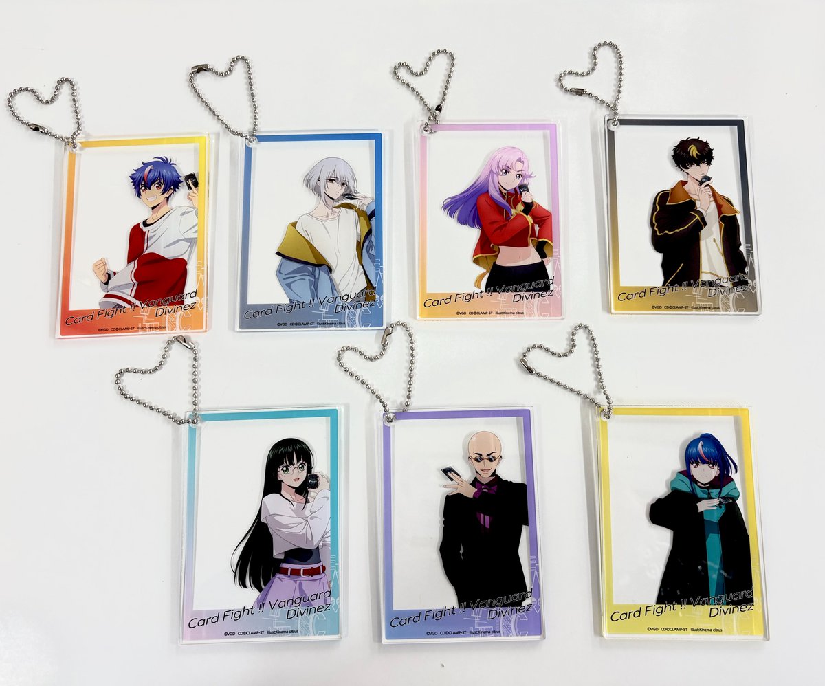 ヴァンガード　アクリルキーホルダー　グラフアート10個セット ヴァンガード アクリルキーホルダー グラフアート10個セット ヴァン