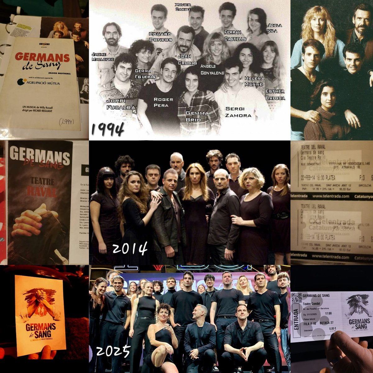 Va ser el primer musical que vaig veure
 <a href="/Teatre_Condal/">Teatre Condal</a>
#germansdesang
<a href="/BarcelonaTeatre/">Teatre Barcelona</a>

👏👏👏👏👏