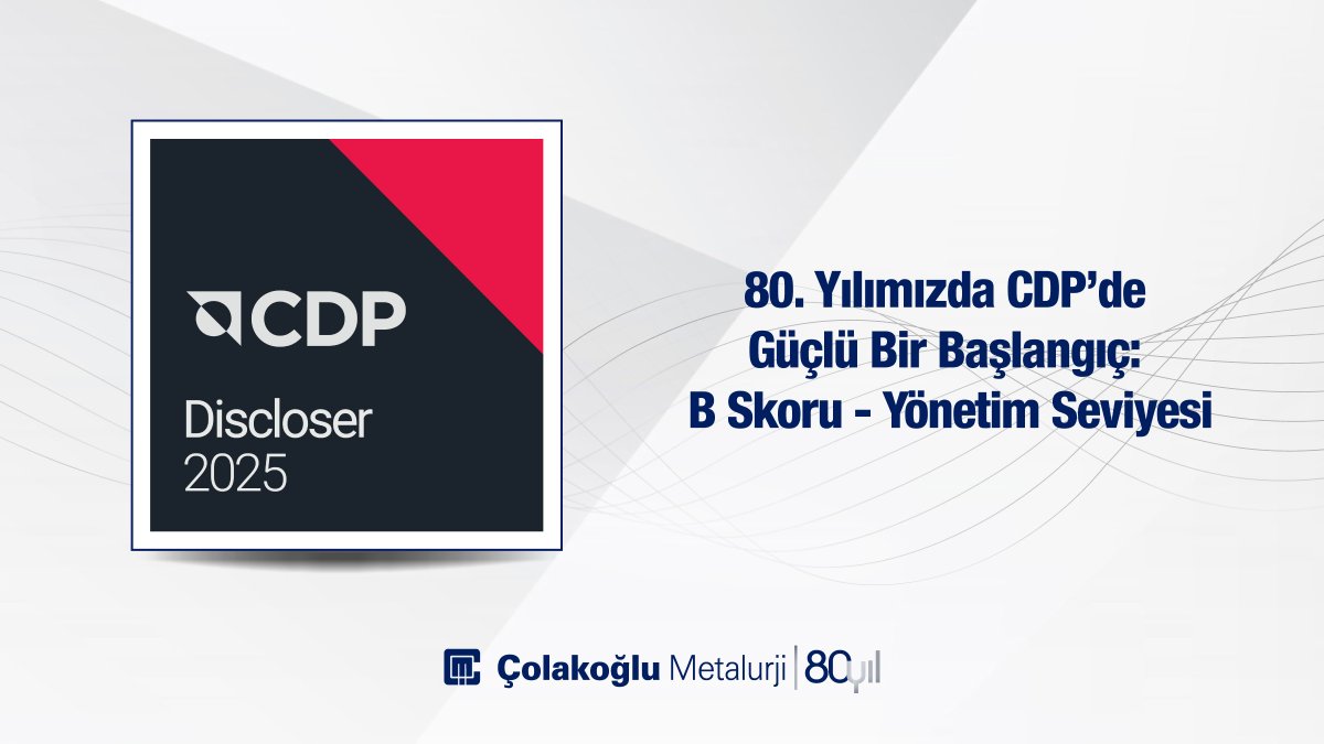 Çolakoglu Metalurji tweet media