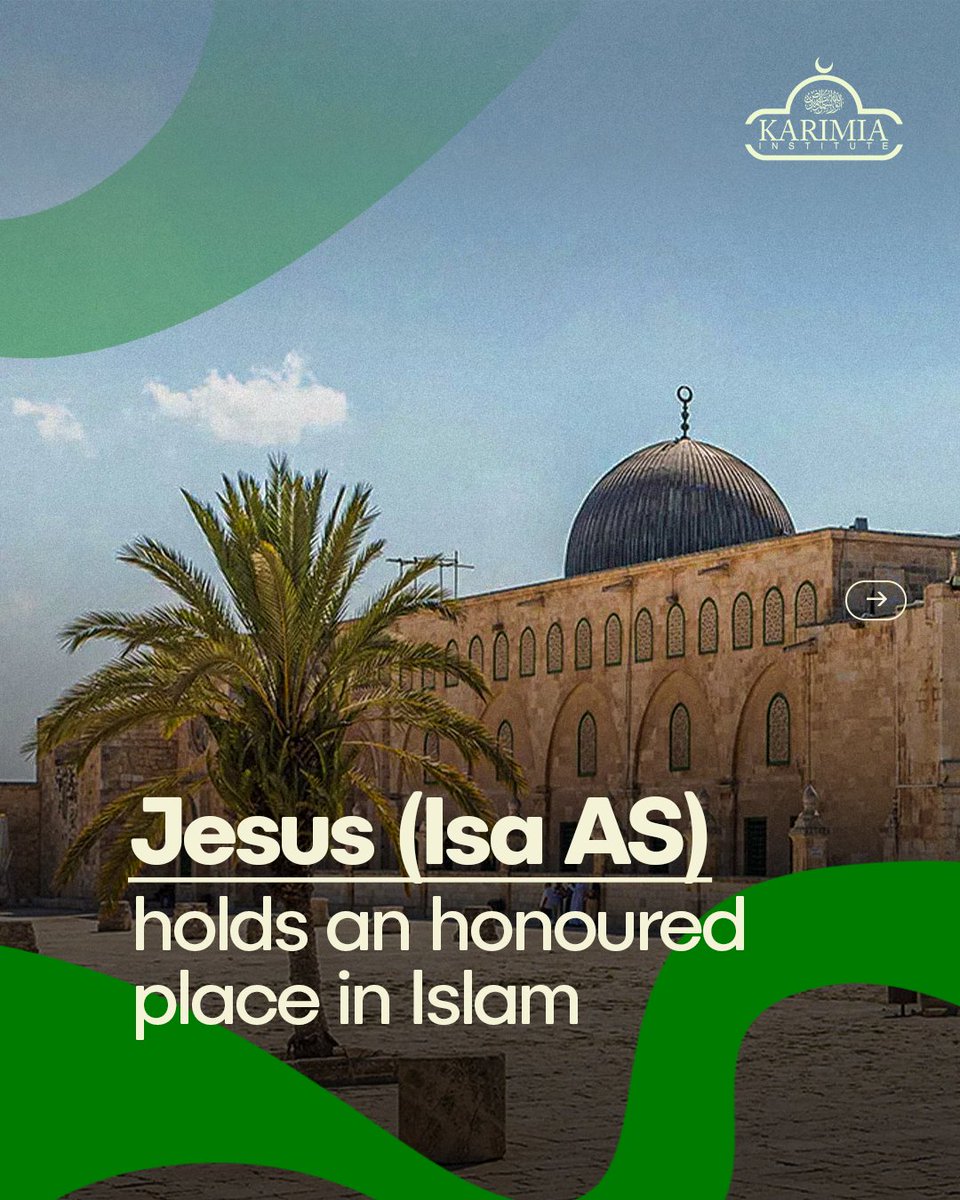 officialkarimia's tweet image. Islam honours Prophet Isa (Jesus عليه السلام) —
a Prophet sent to guide hearts, clarify truth, and remove doubt.

Understanding this shared reverence builds respect and peace.

#IsaAS #JesusInIslam #UnderstandingIslam #KarimiaInstitute