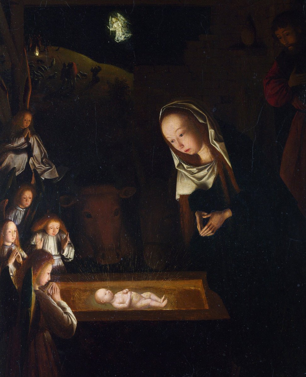 Vandaag is een Verlosser voor u geboren – en toch was het nacht toen hij geboren werd. Het is een eeuwig beeld: nacht moet er zijn – en de dag zal midden in de nacht aanbreken wanneer de Verlosser geboren wordt.

Søren Kierkegaard, 1e Kerstdag 1849

🎨 Geertgen tot Sint Jans