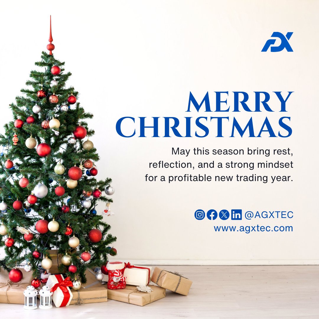 AGXTEC's tweet photo. Merry Christmas!

Thank you for growing with AGX TEC. Here’s to smarter decisions and better results ahead.

#NigeriaTraders #AGXTEC #NaijaTraders #NigeriaBusiness #FinancialFreedomNigeria https://t.co/Sggeag7Otc