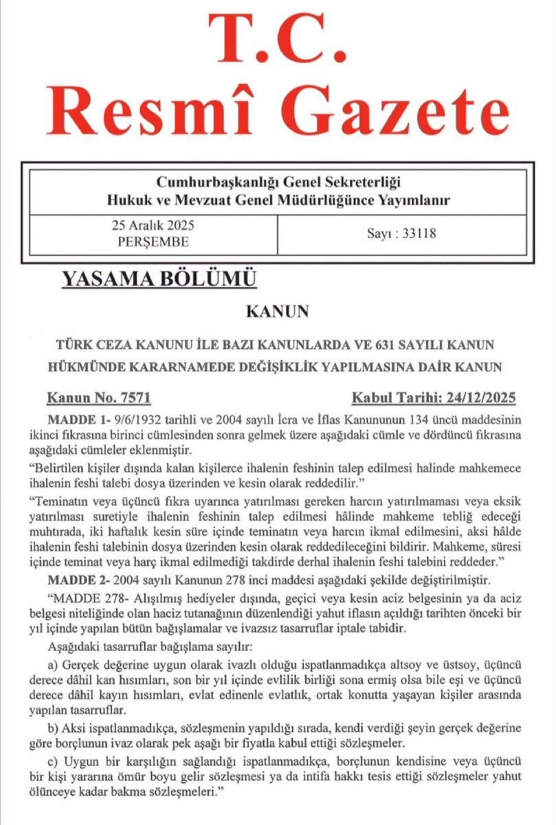 Kayberen__'s tweet photo. Cezaevlerindeki 50 bin mahkumun tahliyesini sağlayacak infaz affı Resmi Gazete’de yayınlanarak yürürlüğe girdi. https://t.co/FlE2fEYTgY