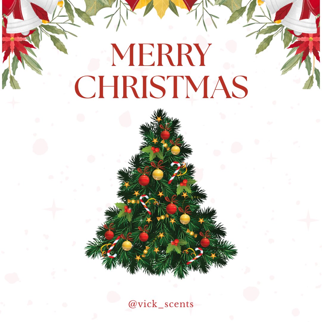vick_scents's tweet photo. Merry Christmas from all of us at Vick Scents!😍🎄

Wishing you an amazing season filled with love, peace and joy🥰

Seasons Greetings to you and yours❤️ https://t.co/U25i7epYJf