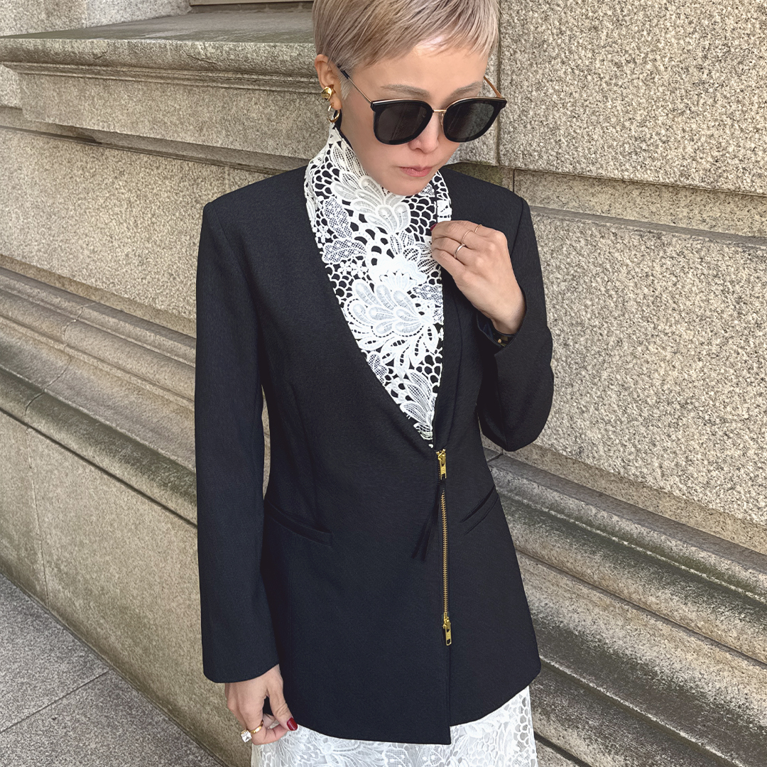 11/22までお値下♡新品未使用タグ付き♡JENNEジェンヌ チェックジャケット チェックモダンロングジャケット｜JENNE(ジェンヌ)公式通販：パリ