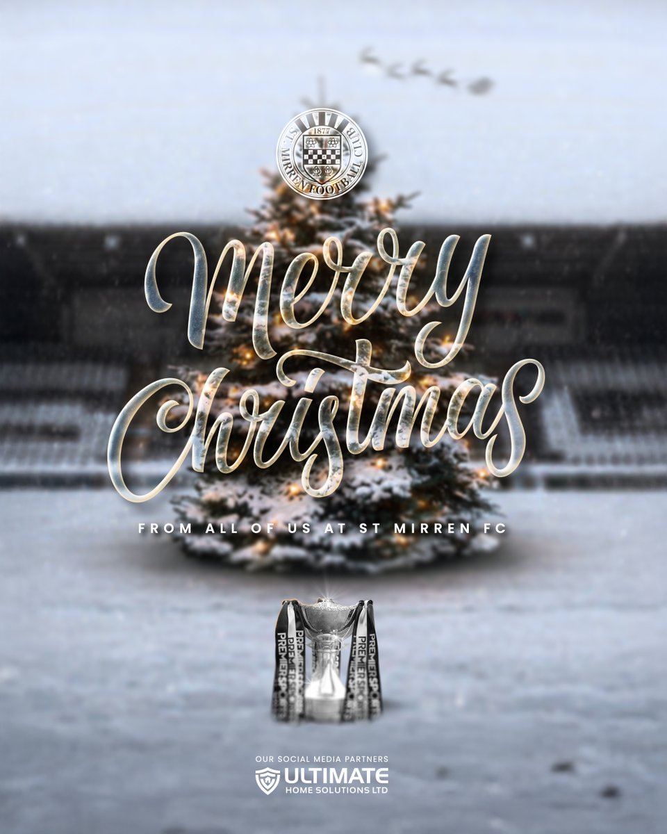 Merry Christmas from all of us at St Mirren FC 🎄