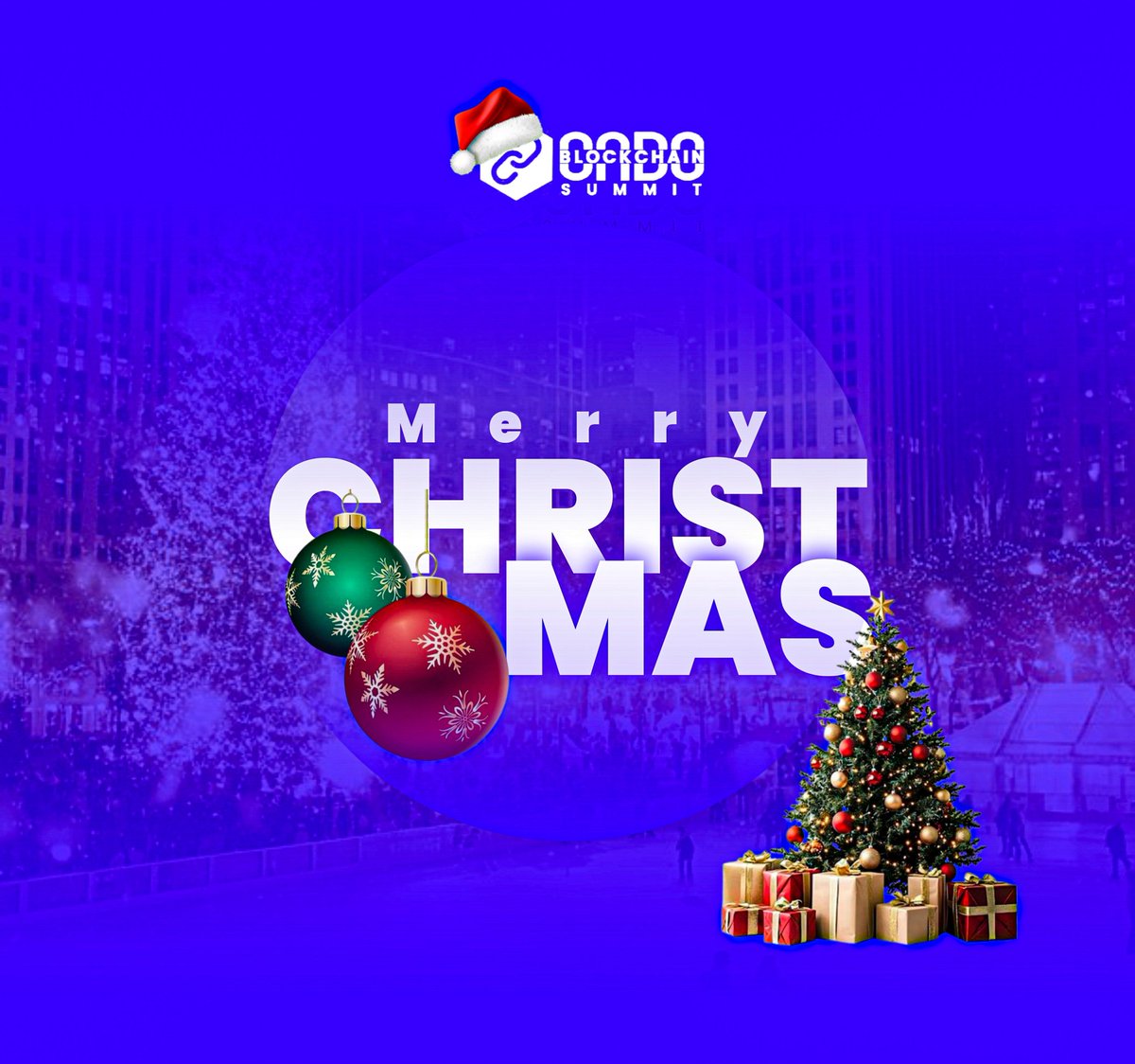 Wishing you joy, clarity, and big wins this season. Merry Christmas  from the Ondo Blockchain Summit Team 🎄✨