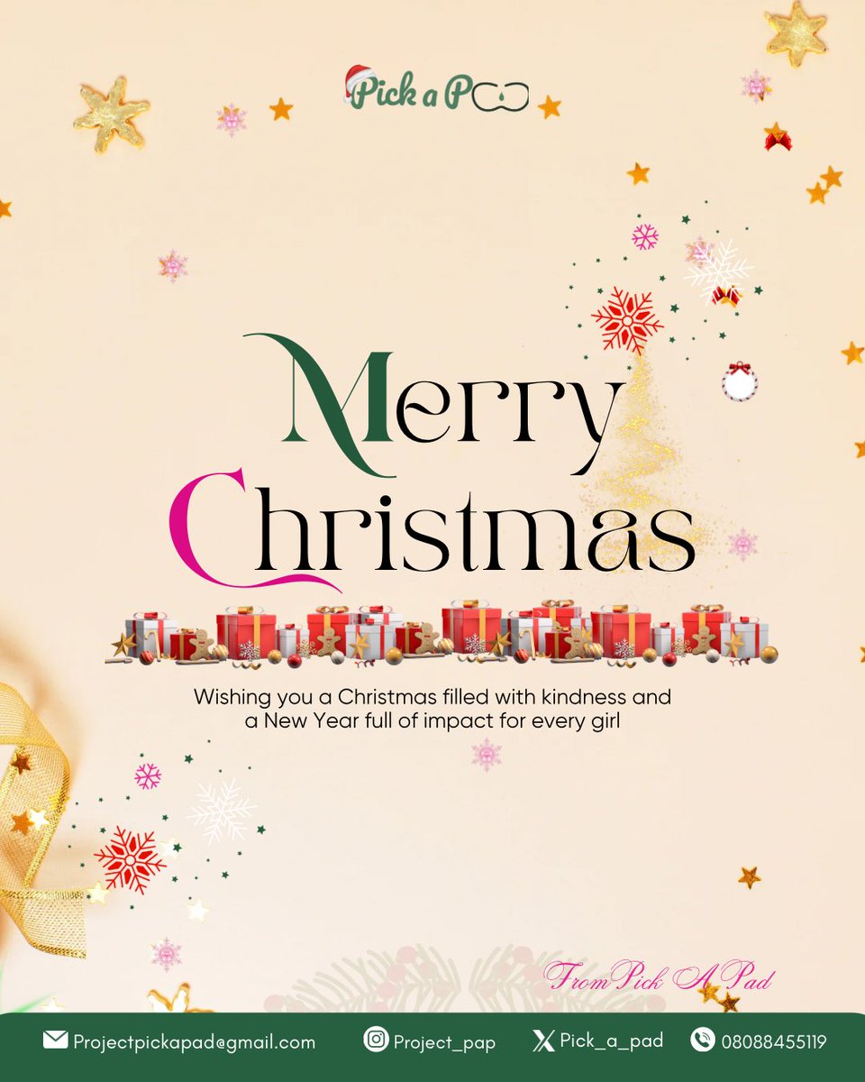 🎁 This Christmas, we’re grateful for hearts that give.🎄✨❤️

Thank you for helping Pick A Pad put dignity first for every girl.

#pickapad #merrychristmas #christmas #dignity