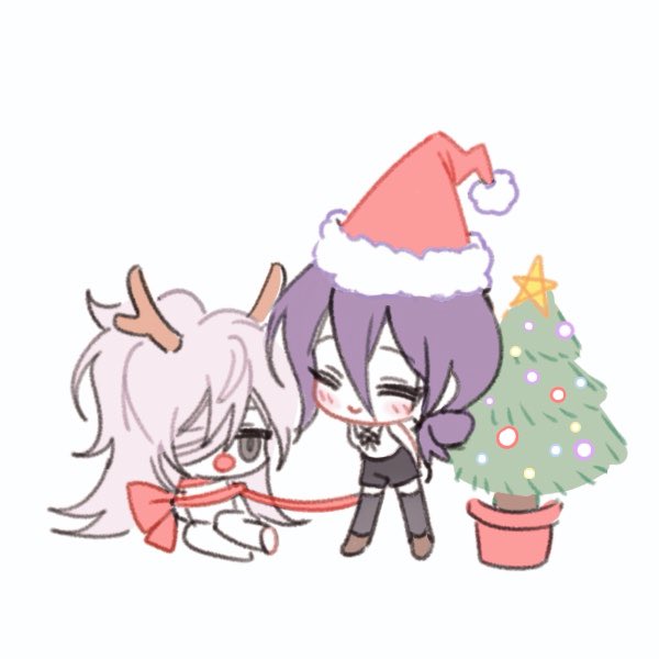 Kiraepiyo's tweet image. Also, hehe, they drew a little bonus Christmas doodle for me! 
Merry Christmas! Mimireze out! 

© ssdd0516 (crepe)