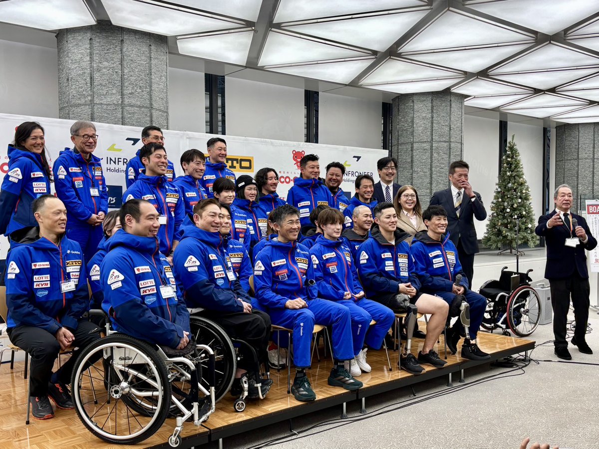 ／
 選手たちが勢ぞろい！✨
＼

本日、日本財団ビル（東京都港区）にて
日本障害者スキー連盟2025/2026シーズンキックオフ記者会見が実施されました☃️

メディア陣からは、3月に開催されるミラノ・コルティナ2026パラリンピックでの目標など色々な質問が☺

選手たちのこれからの活躍が楽しみで