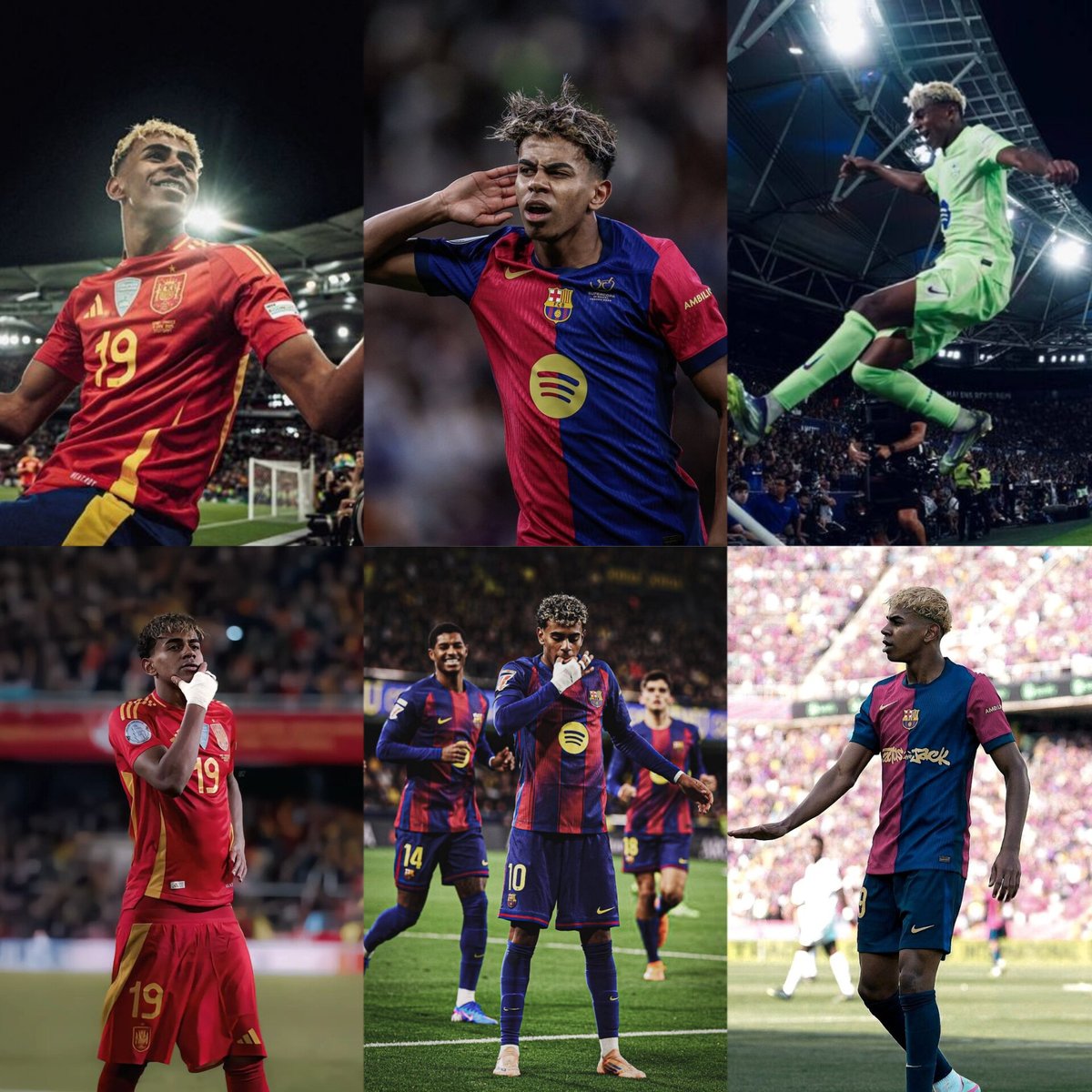 EliLeezayy's tweet image. Lamine’s celebration catalogue in 2025 is just insane.