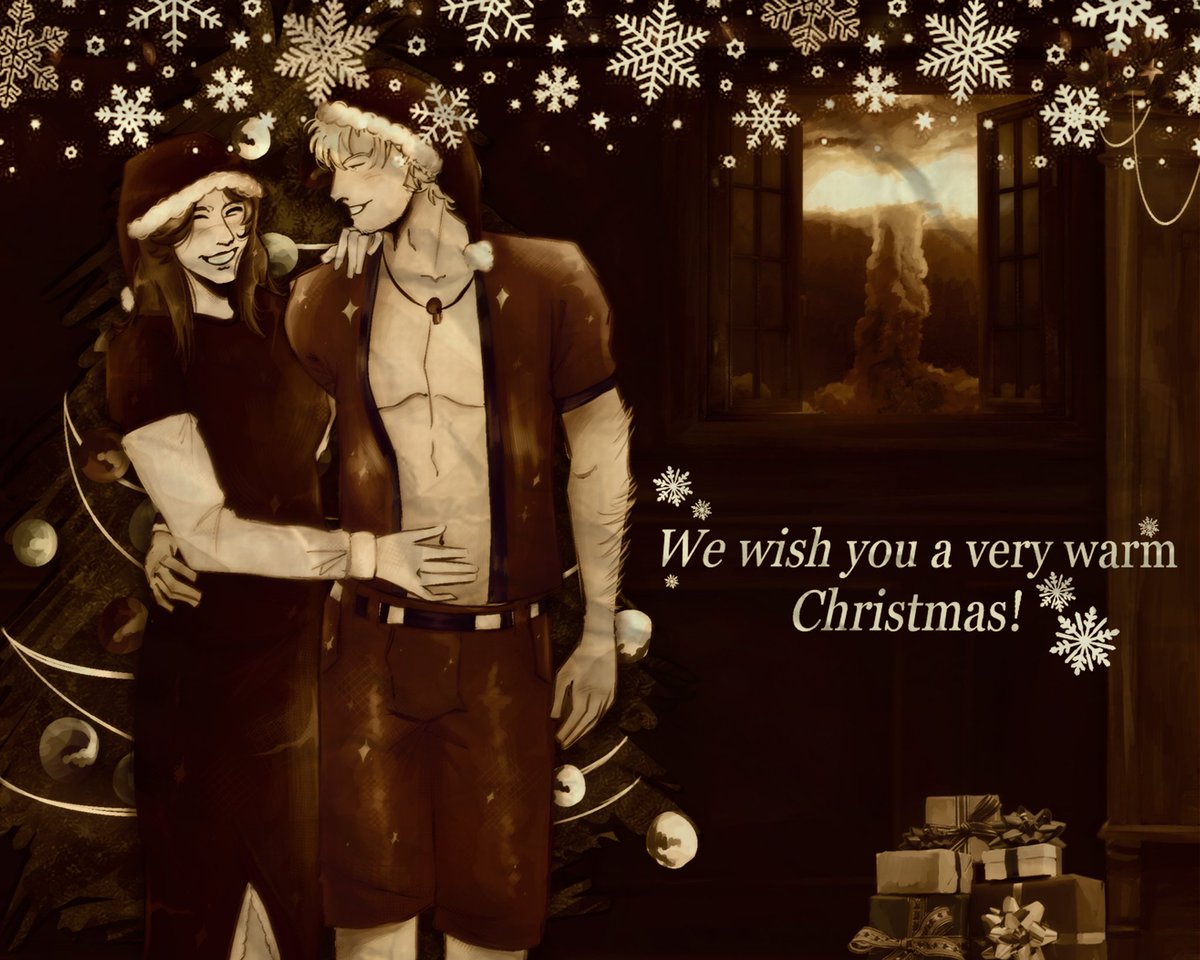 Merry Christmas to everyone from Bizzy_Brit and I at Bright!! Shout-out to <a href="/CONNORSEUR/">evil fluixon</a> for this festive fanart 🚀 🤯 #statesmp