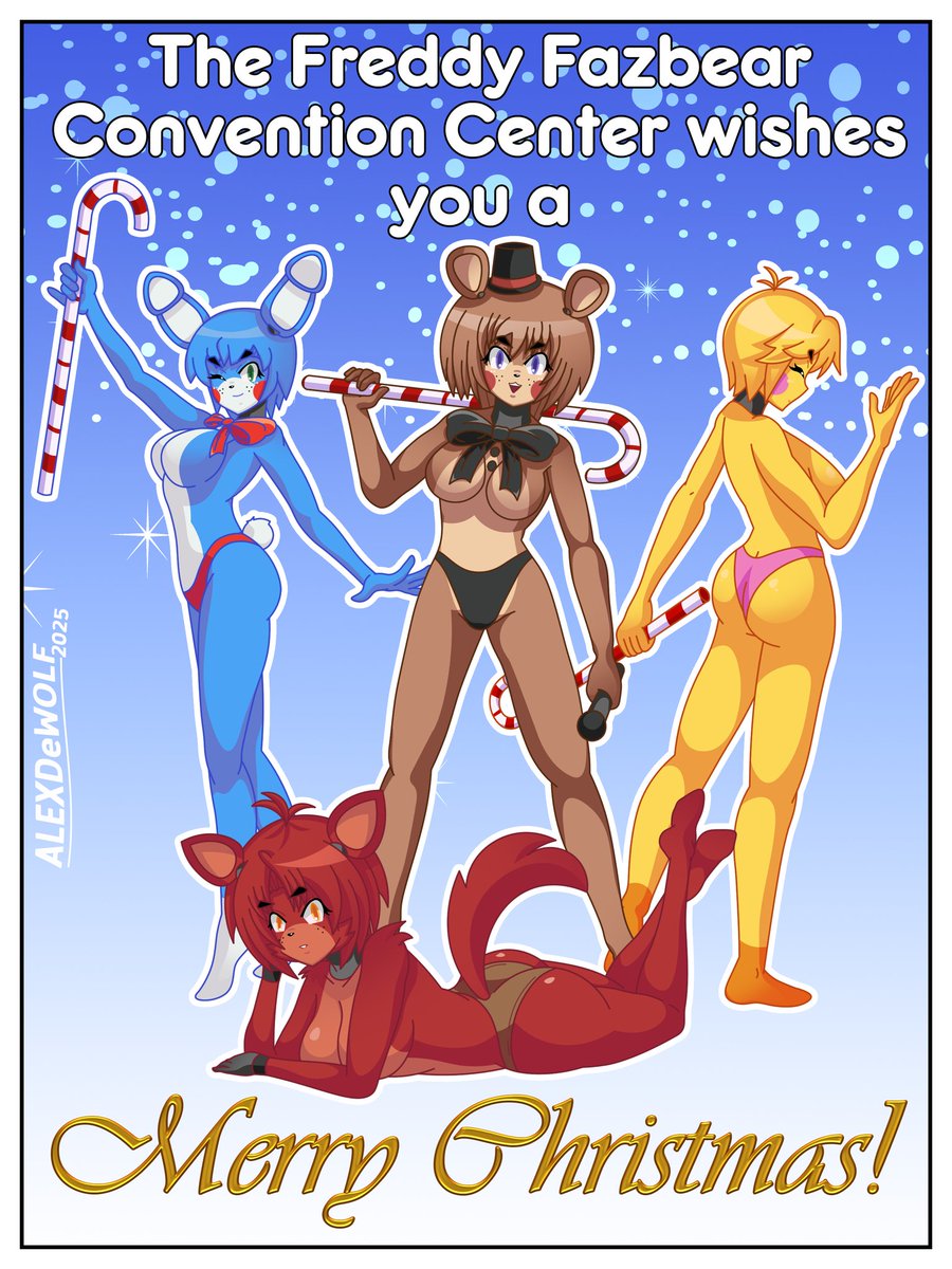 AlexDeWolf1's tweet photo. #FNIA #FNIAnsfw #FNAF #Christmas2025 #ChristmasEve #FNIARebooted https://t.co/ZHwxzap9tE