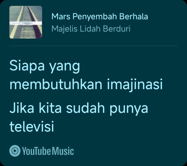 Terakhir ikutin tiba tiba ganti nama music.youtube.com/watch?v=kXwwr0…