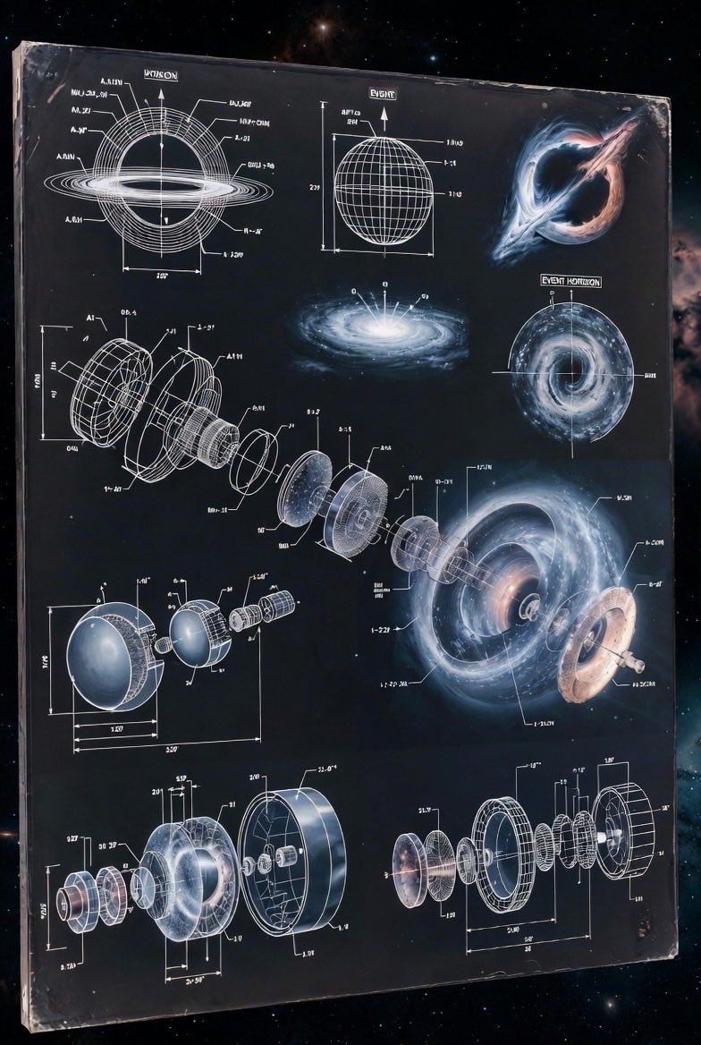 Supermassive Black Hole Museum Presentation Board — example 4