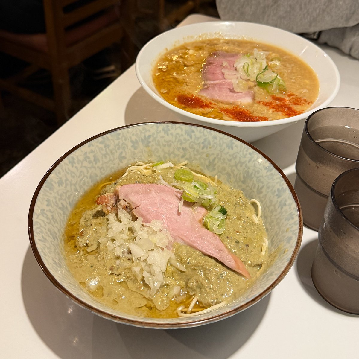 aidm710's tweet photo. 昨日のラーメン🤤

煮干そば平八さん
牡蠣MAX
煮干タンタン

烏賊ワタ玉
港玉(ピロ)

美味しく完食😊
ご馳走さまでした！🙏✨

#横須賀 #ラーメン #煮干そば平八 https://t.co/aBAkaCkrLc