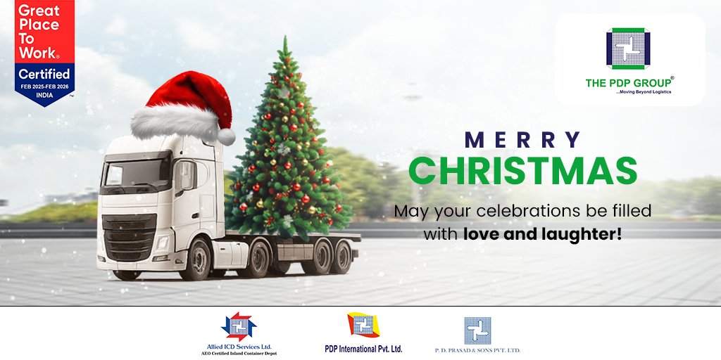 ThePDPGroup's tweet photo. Wishing a #MerryChristmas to everyone! May your celebrations be bright and joyful 🎄🎉🎊

#christmasindia #jinglebells🔔 https://t.co/gTbtjBprlZ