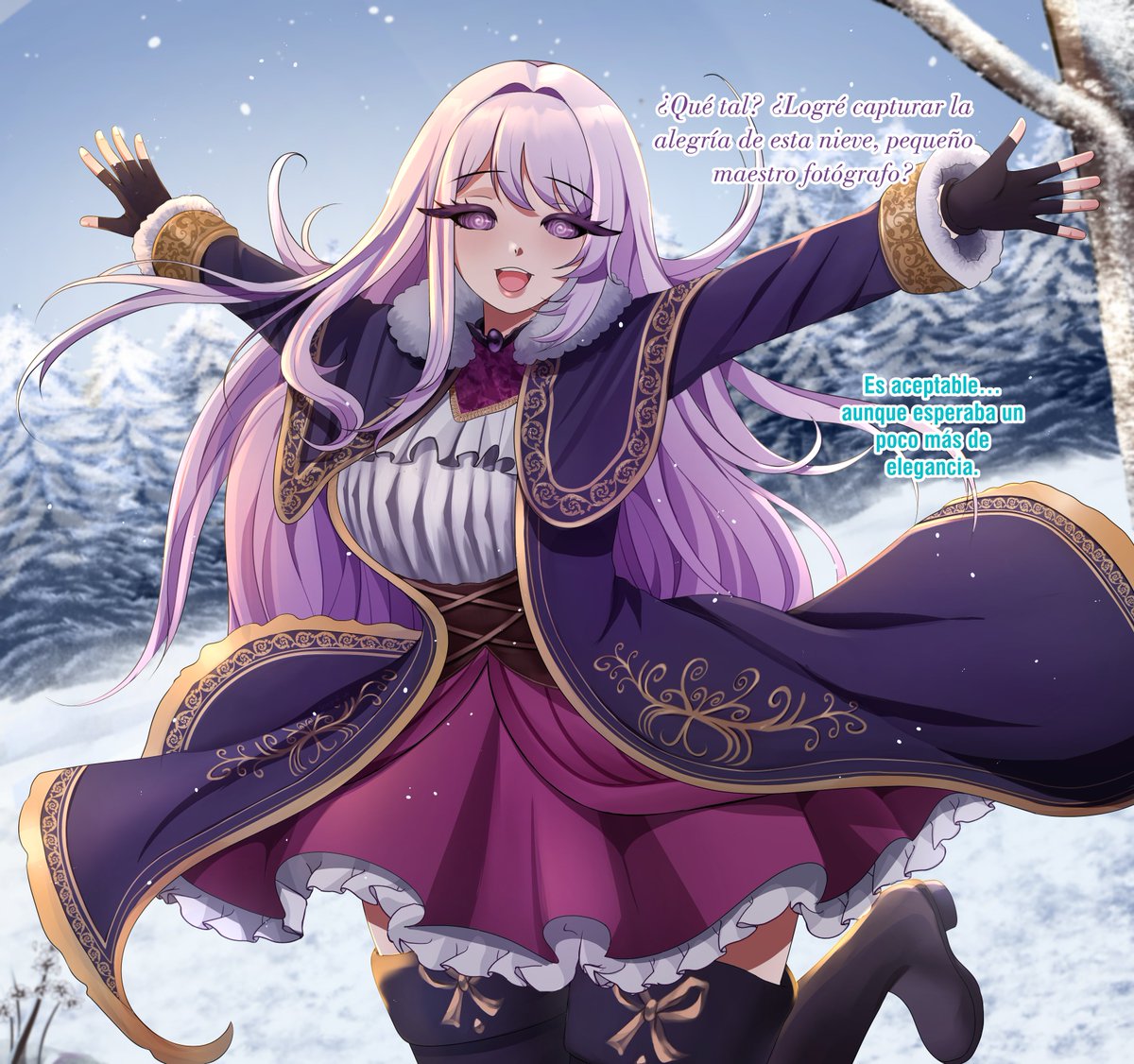 Mis exploradores… mis hijitos del Gran Nexo 🤍❄️✨ Hoy me dejaron jugar con  la nieve un ratito, con los brazos abiertos como si pudiera abrazar el  invierno entero. Y sí… mi querido, image size:1200x1126