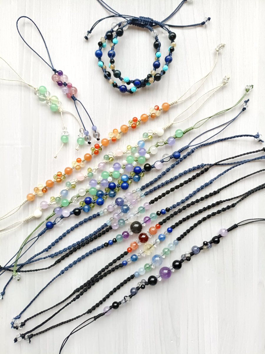 ご注文のブレスレット達 週末には発送予定です🚚 もうしばらくお待ち