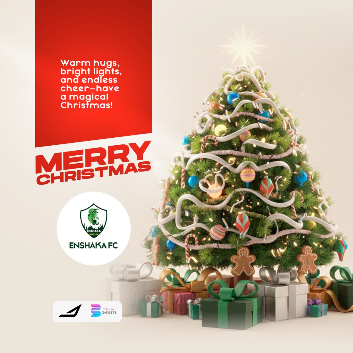 enshakafc's tweet image. To our dear esteemed family, sponsors and fans, a Merry Christmas from us to you 🤗.