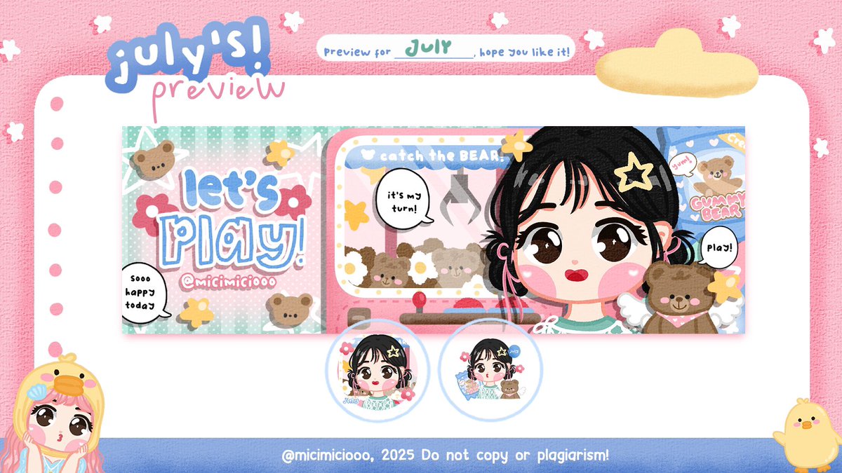 micimiciooo's tweet image. Rts are appreciated🫶🏻🍒🍓🤍

Ospek time! July membawa 3 layout baru, boleh bantu ospek jika ada kesamaan dengan ba layout lain tolong bisikin ya!
Terima kasih. 

#zonauang