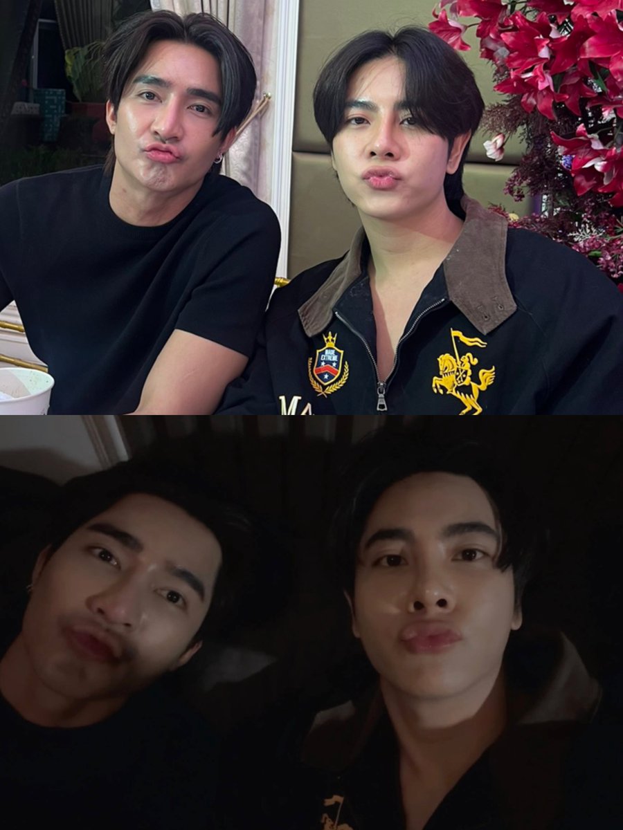 nongedin's tweet image. The twins were having fun last night 😗

#เอิร์ทมิกซ์ ; #EarthMix