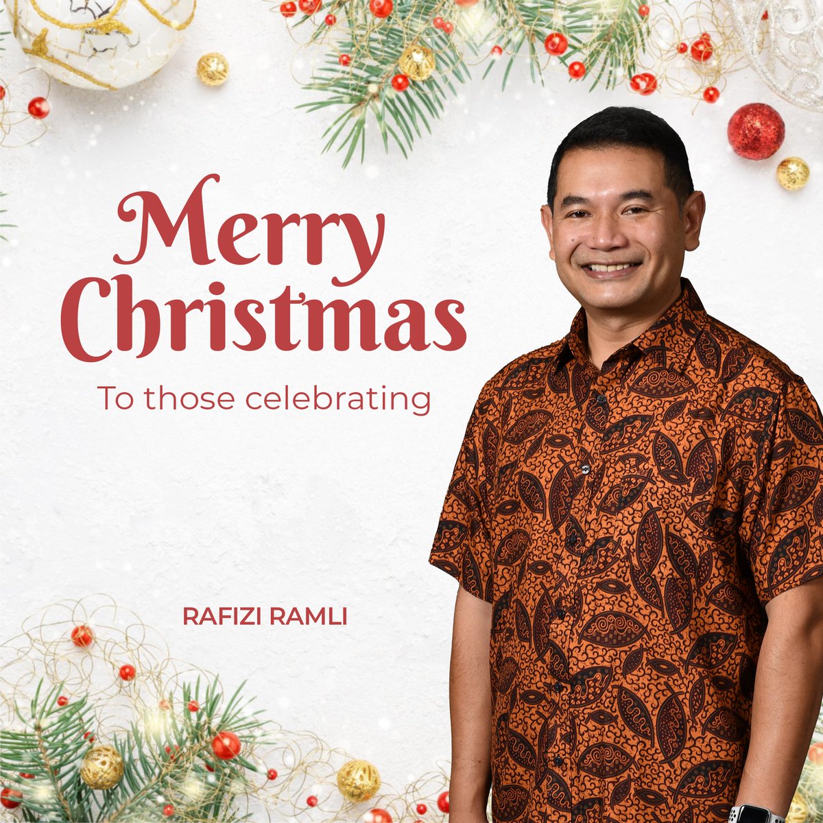 Rafizi Ramli tweet media