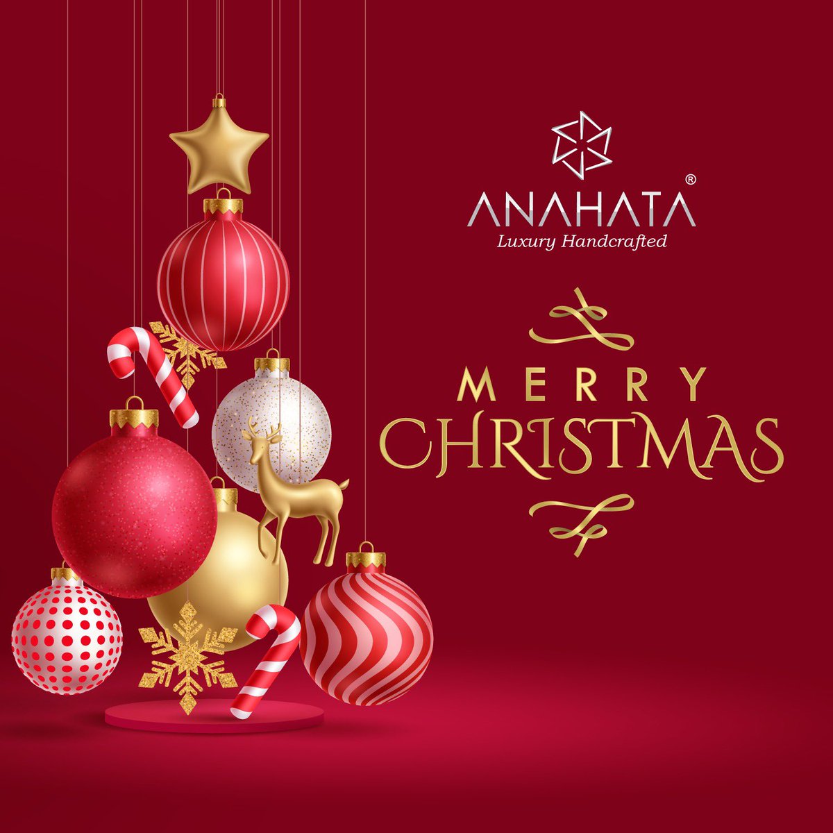 Anahata_India's tweet photo. May this Christmas fill your homes with the peace, prosperity and joy of Christ, Merry Christmas!#christmas2025gifts #Christmas2025#anahataindia https://t.co/wJwpbHr2QM