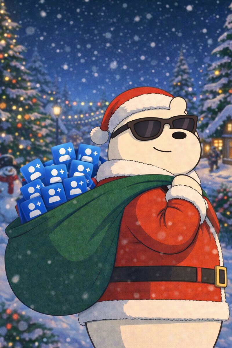 devdynasty237's tweet image. Loading followers into the bag 🎁
Merry Christmas &amp;amp; let’s grow 🚀🎄