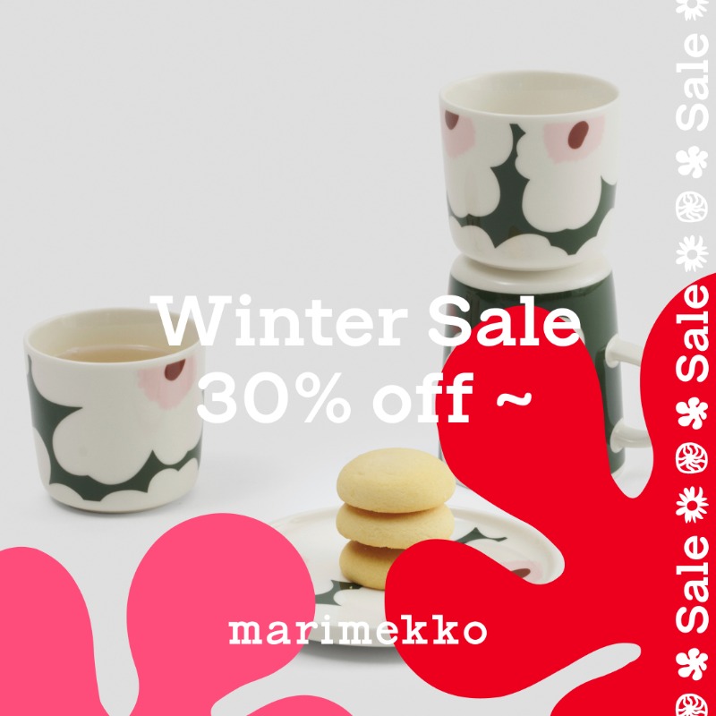 Sale開催中］ マリメッコ公式オンラインストアにて、人気の食器や秋冬