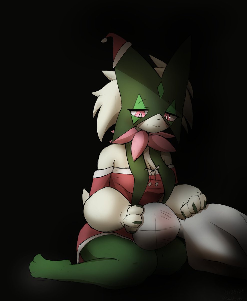 bandeeto_'s tweet image. merry christmas yall, as a present, have this meowscarada