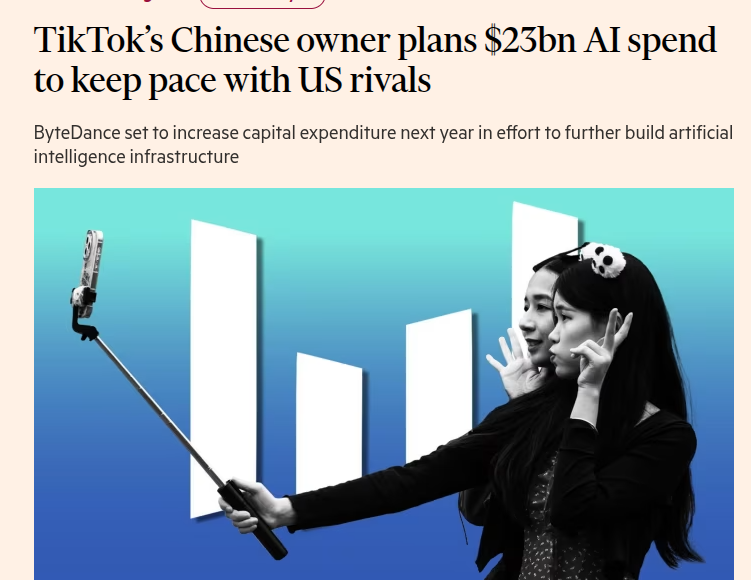 bytedance ai capex headline