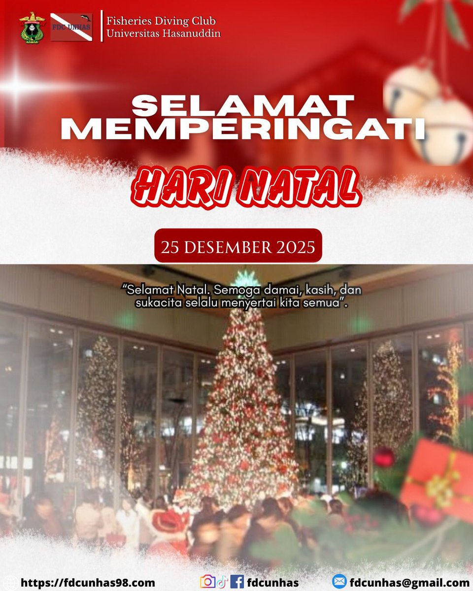 [SELAMAT HARI NATAL]

Semoga damai, kasih, dan sukacita selalu menyertai kita semua.
______________________
WaspadaDiraAnuraga