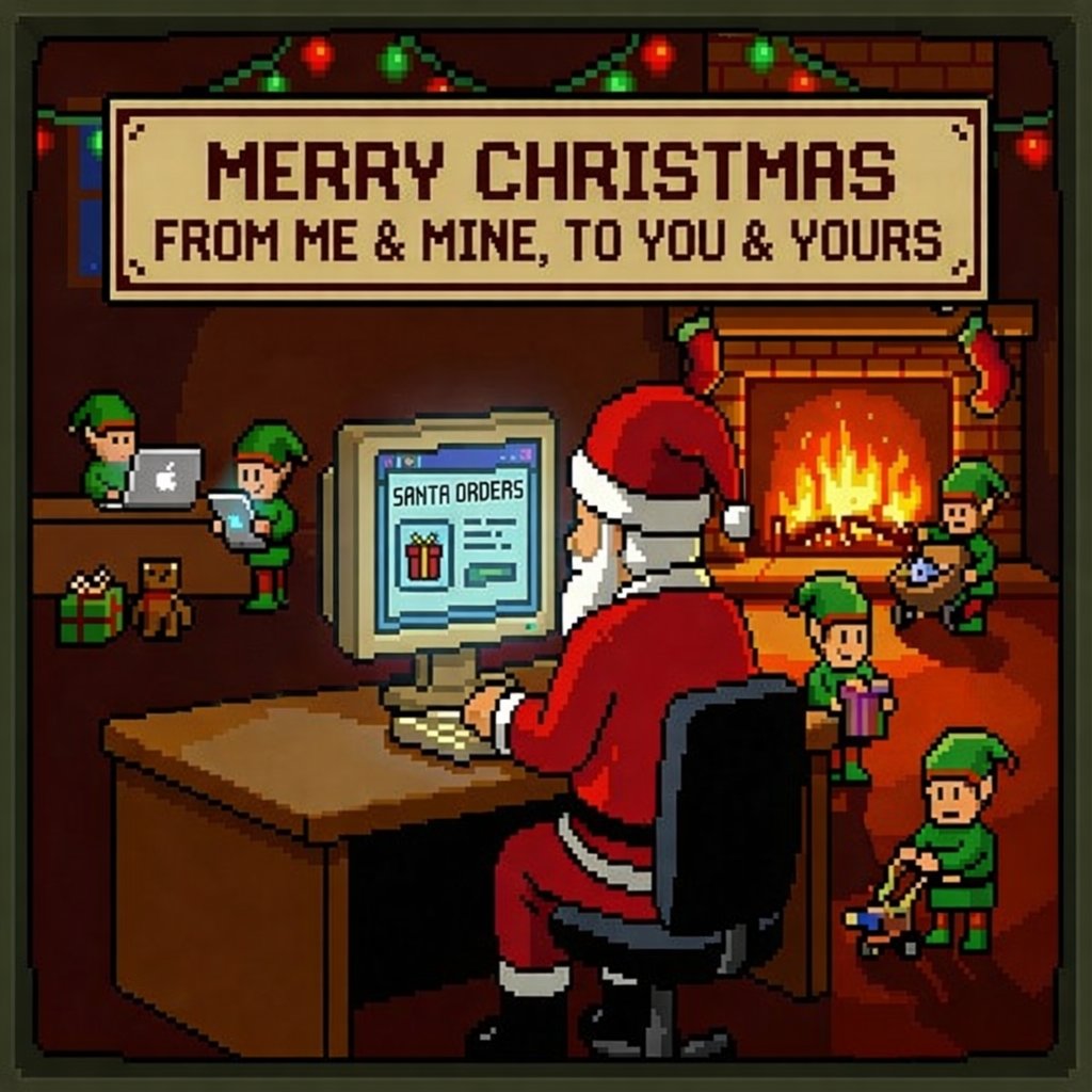 kraftpixel's tweet photo. Wishing you a Merry Christmas from all of us at KraftPixel — may your holidays be warm, your builds be bug-free, and your new year be full of possibilities. ✨ https://t.co/SMuEqJrWR0