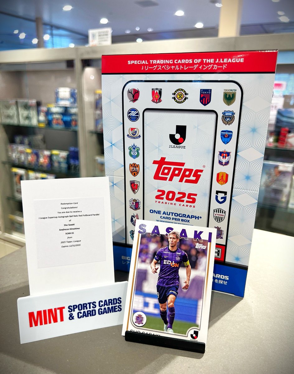 2025 TOPPS J.League Flagship」より ＃サンフレッチェ広島 ＃佐々木翔