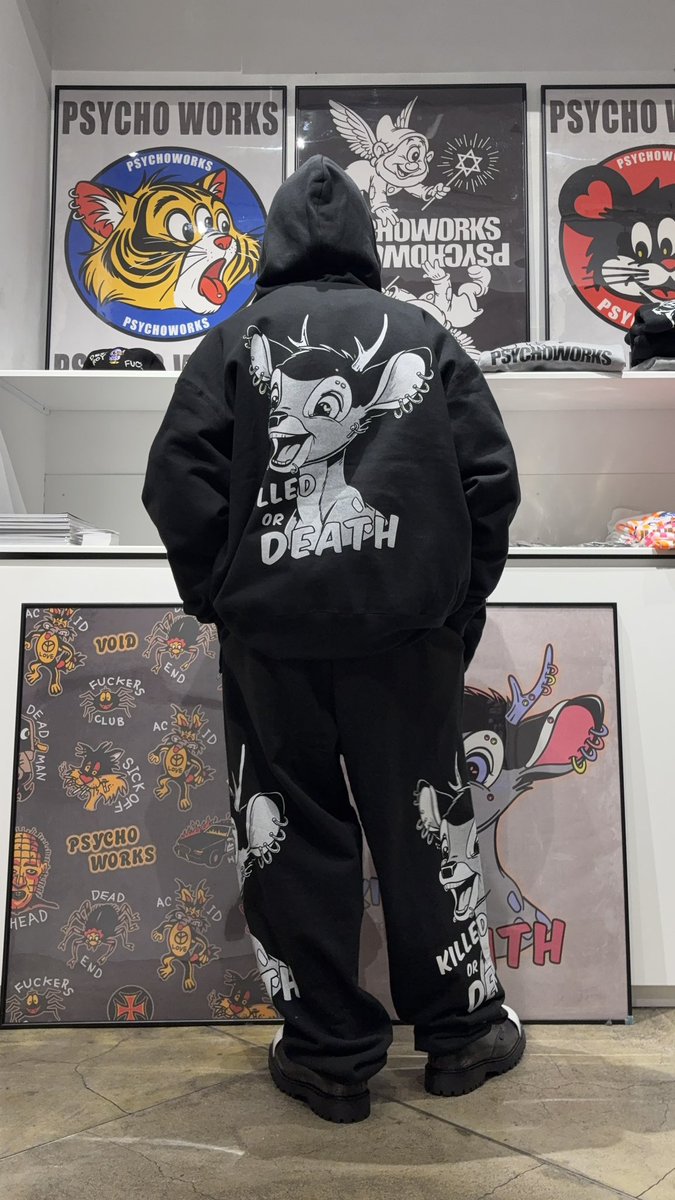 KIDILL×PSYCHOWORKS 一点物限定コラボパーカー キディル KIDILL×PSYCHOWORKS 一点物限定コラボパーカー