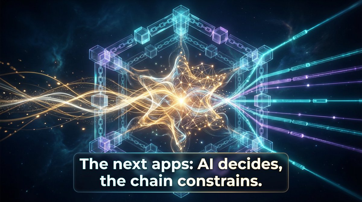GridProtocolOrg's tweet photo. The next apps: AI decides, the chain constrains.
#AI #AIagent #web3 #blocktrain https://t.co/gQhVWYQ7Af