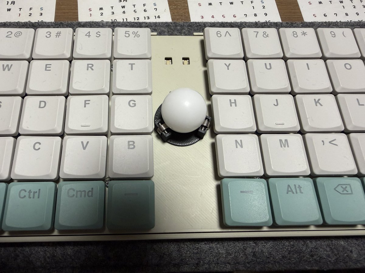 キーボード cool640tb 40%狭ピッチトラボキーボード「cool640tb」ビルドログ｜kazy