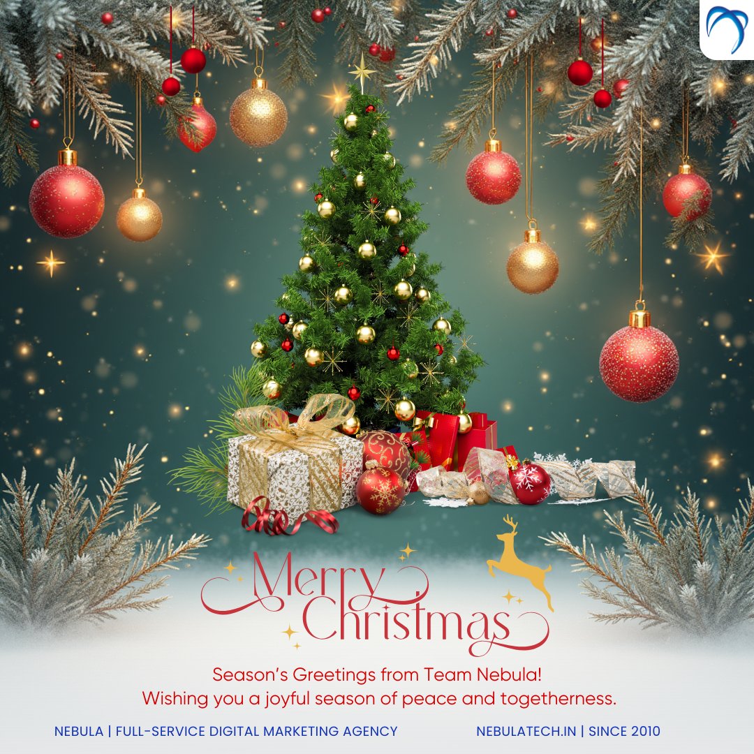 nebulatech's tweet photo. Season’s Greetings from Team Nebula.
We are grateful for the people, partnerships, and shared journeys that made this year memorable.

May this season bring joy, peace, and a bright start to the year ahead. Merry Christmas. 🎄✨
#SeasonOfJoy #SeasonOfTogetherness #Nebula https://t.co/JZ0ijZK65n