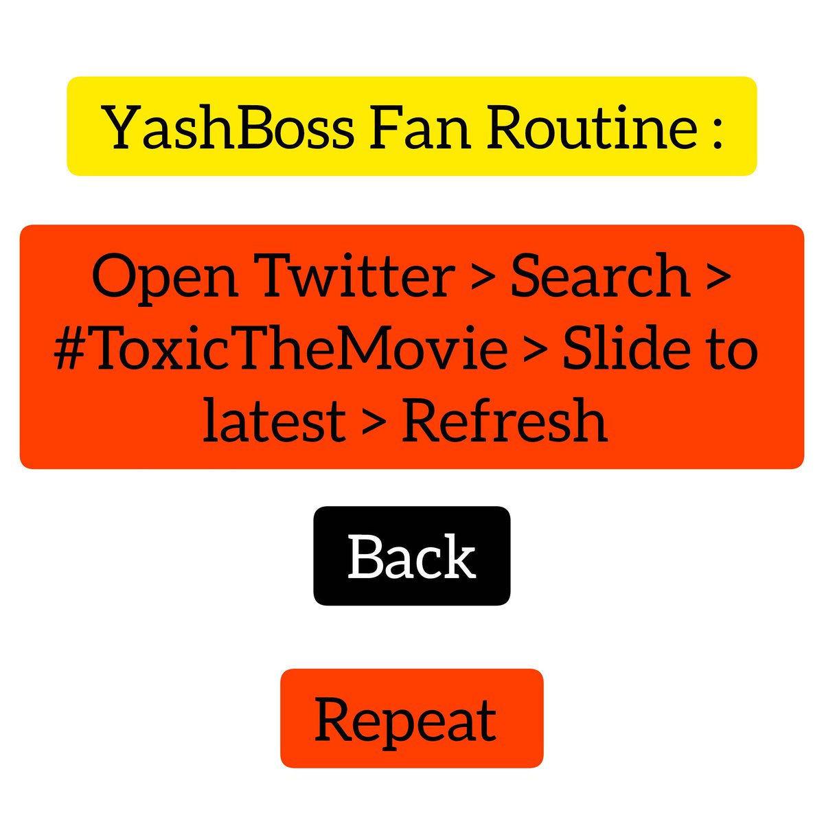 Movie_HypeMeter's tweet photo. 😅😅😅
#Toxic #ToxicTheMovie #YashBOSS #Yash #geetumohandas #ToxicOnMARCH19th #ToxicTheFilm https://t.co/LKkrk329cU