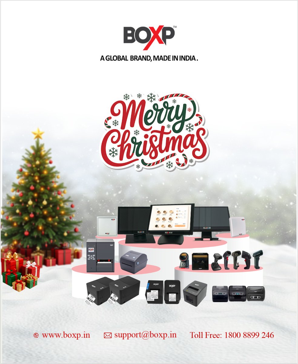 Boxpush024's tweet photo. ✨ Merry Christmas from BOXP ✨🎄

May this festive season bring happiness, peace, and success to all loved ones.
Warm wishes from BOXP

🌐 https://t.co/oUJ0ftwrwB | ✉️ support@boxp.in | 📞 1800 8899 246

#MerryChristmas #ChristmasWishes #BOXP #Christmas2025 #YearEndCheers https://t.co/nDd4cuwgYl