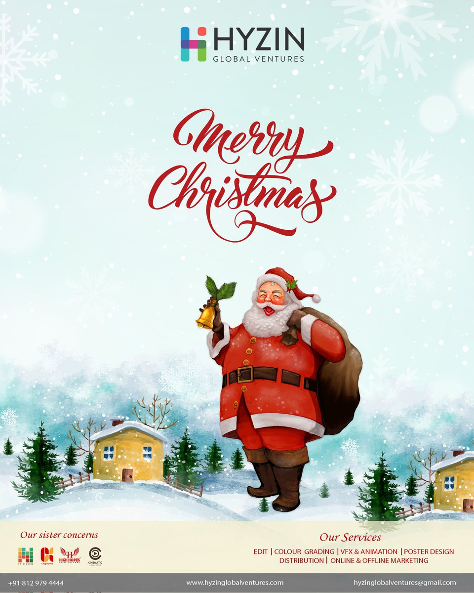 ഏവർക്കും ടീം ഹൈസിൻ ഗ്ലോബൽ  വെഞ്ചേഴ്സിന്റെ ക്രിസ്മസ് ആശംസകൾ 🤍