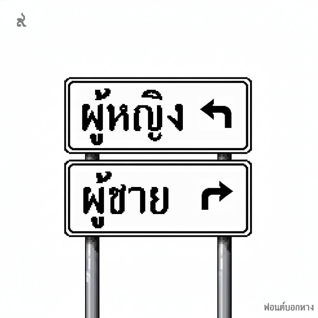 f0nt's tweet photo. บอกทาง (SOV_BokThang)
by uvSOV

บอกทาง – เอาฟอนต์ป้ายทางหลวง มาทำเป็น 8-bit pixel art  …เผื่อสายสถาปัตย์ 8 bit เอาไว้ใช้ในการขยายถนน เชื่อมเมือง

ดาวน์โหลดฟรี
https://t.co/ard6kqwIeQ https://t.co/IPftFHzWmQ