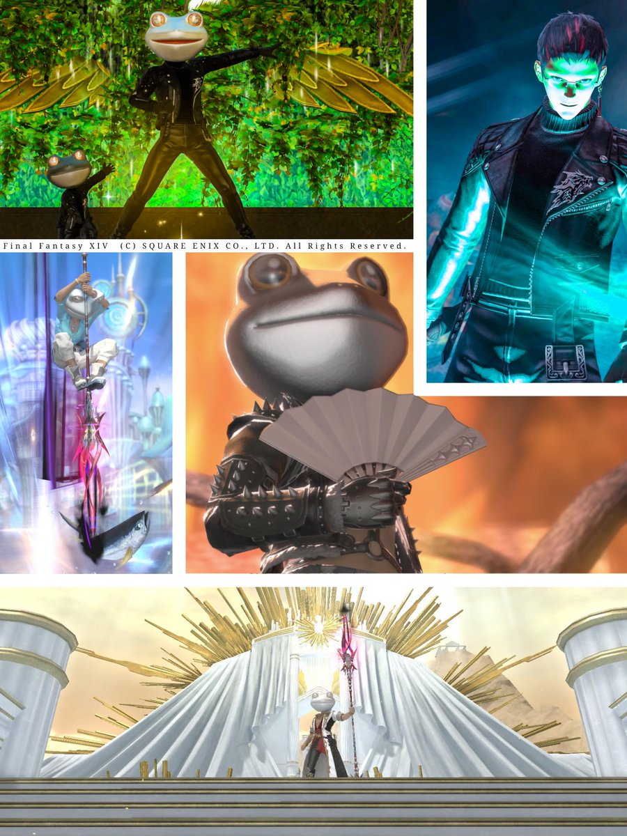 AnastasiaKasumi's tweet image. 我らがマスター新旧揃い踏み

#FF14 #FF14SS