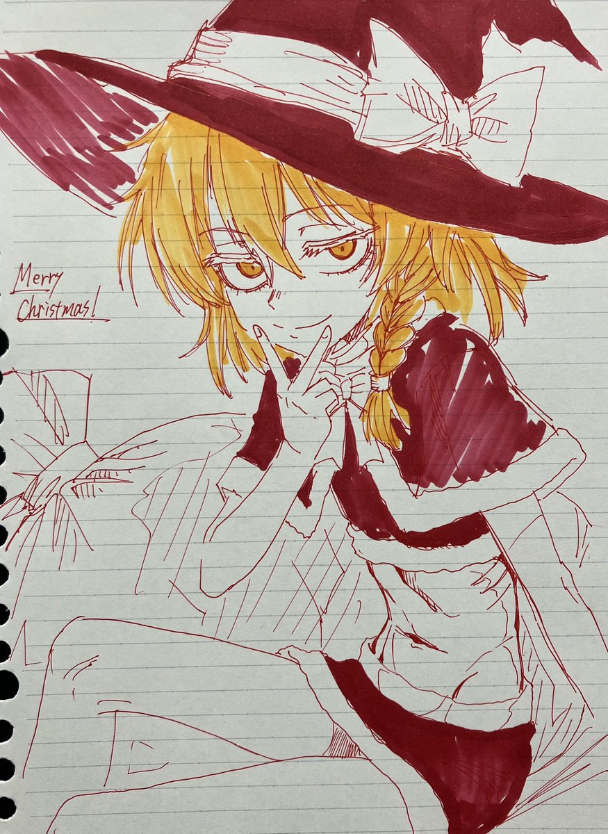 霧雨魔理沙 「間に合わない可能性大なので落書き上げ」|《旅庵/Ryoan》のイラスト