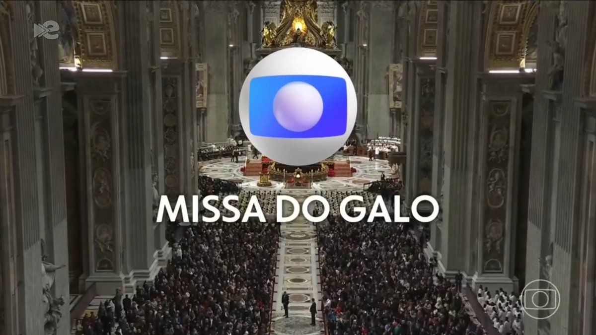 excentricko's tweet image. TV GLOBO                         Direto do
apresenta                         VATICANO                    

                MISSA DO GALO

#MissaDoGalo