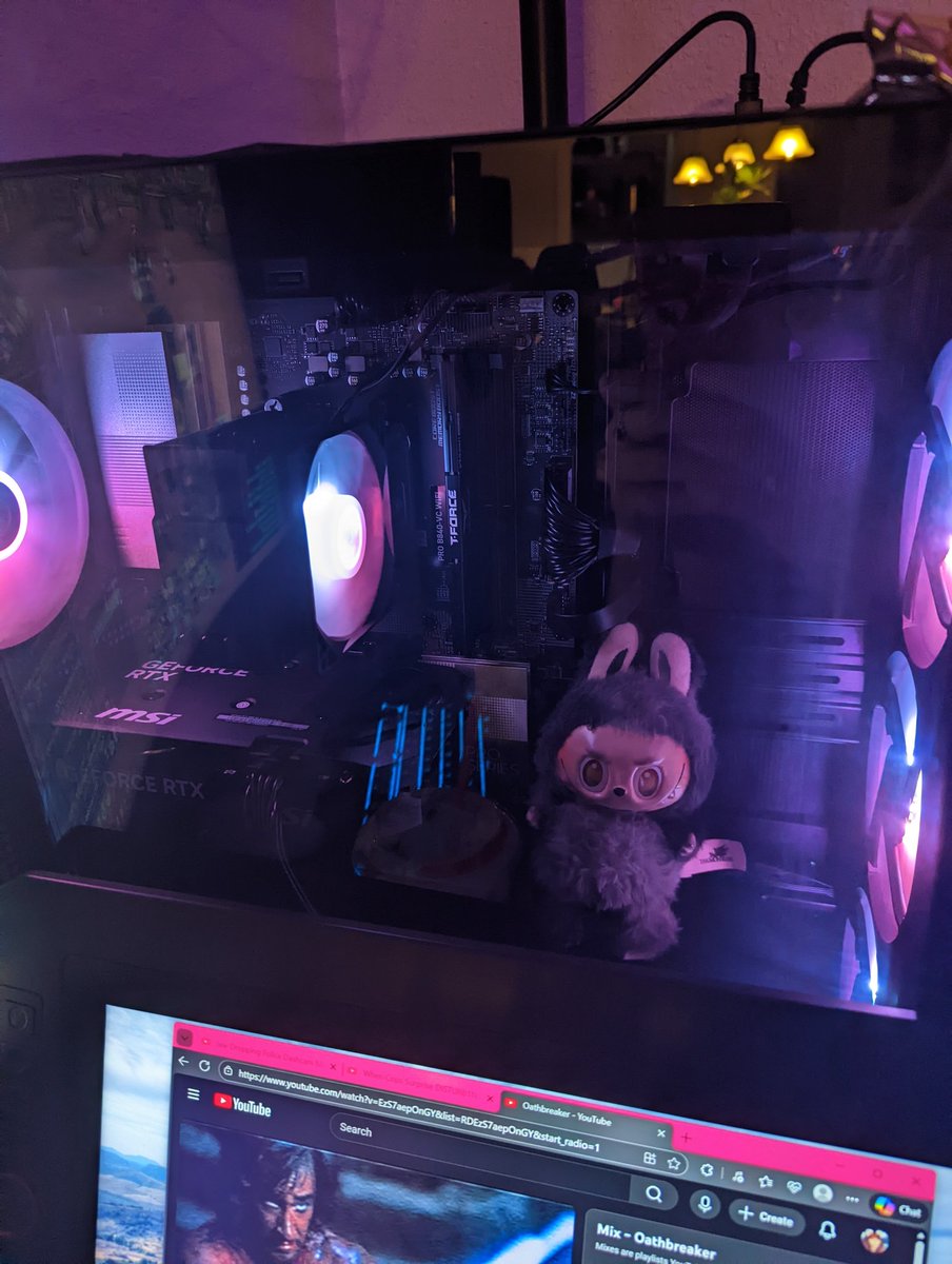 OttersStupid's tweet photo. ITS ALIVE!!

@Shobektv is a Labubu and powers the PC. 😂🩷

Aegis Gaming Desktop z2

#streamer #computer #labubu #gamergirl #msi https://t.co/Ye6xor7Yy0