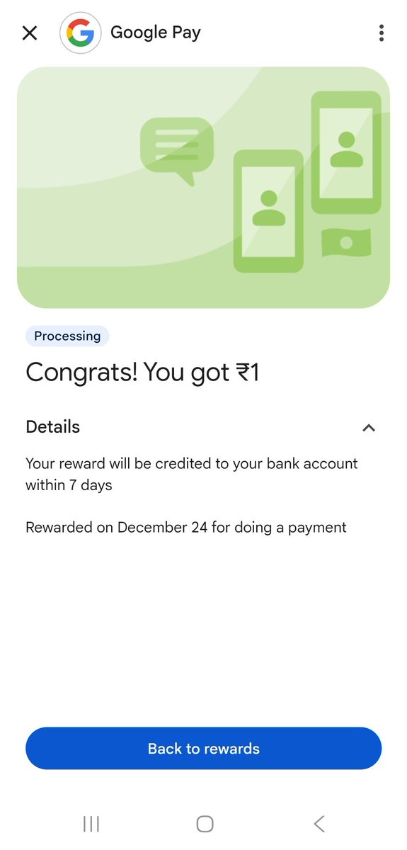 malikprashant's tweet photo. @GoogleIndia, rewarding just ₹1 as cashback on GPay payments often feels insulting. Please make the minimum cashback ₹5, or discontinue ₹1 rewards.
@Google 
#Google #cashback #Rewards #googlepay https://t.co/2JKcUx2d7Z
