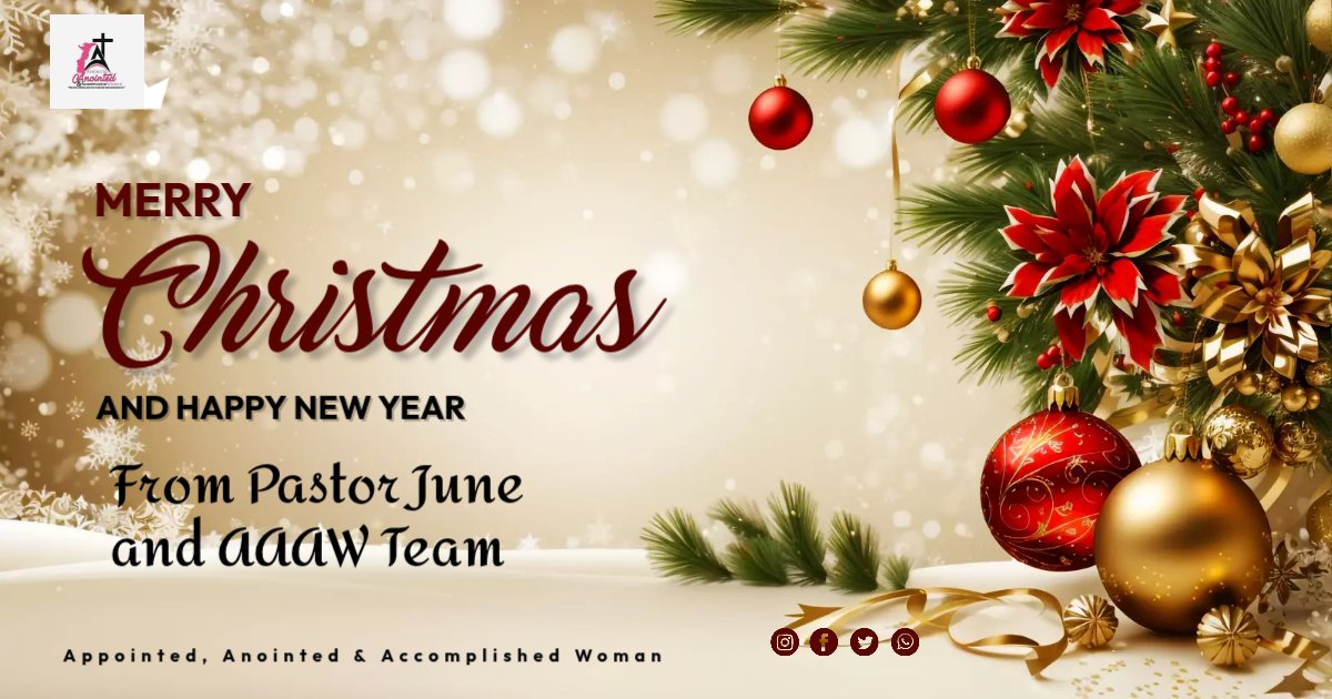 AppointedAAW's tweet photo. We wish you a merry Christmas 🎄 and a blessed New Year @highlight https://t.co/zH2aj6awNu